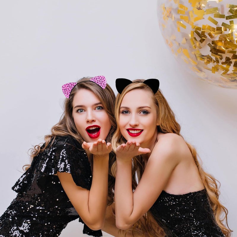 HIWIND Store Leopard Ears Cat Ears Headband Cheetah Ears Headband - Image 5